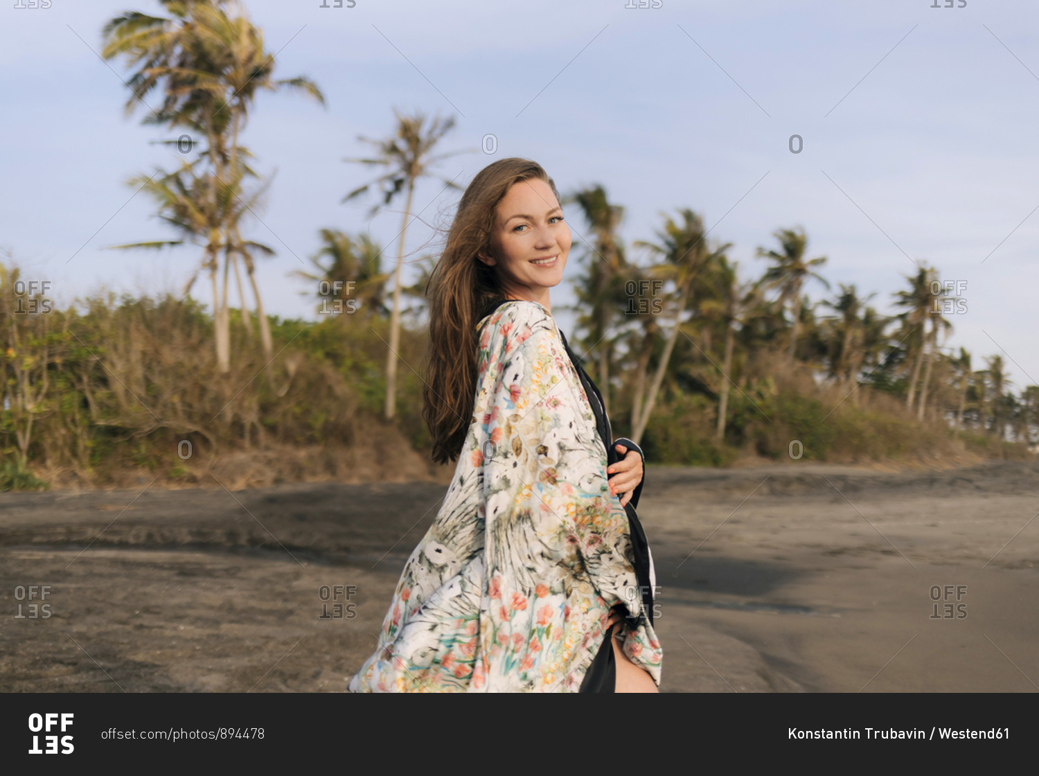 Young woman at the beach- Kedungu beach- Bali- Indonesia