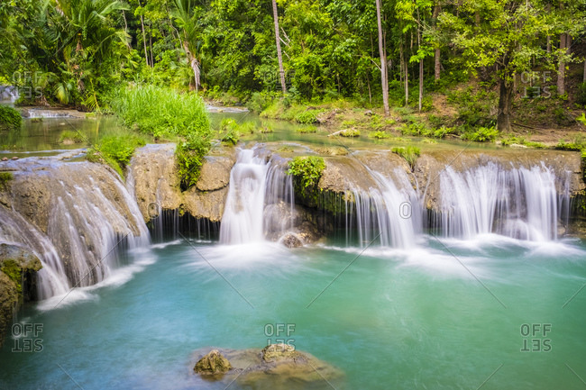Cambugahay Falls, Lazi, Siquijor Island, Philippines