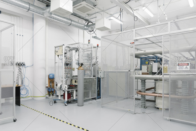 Interior of a technology center