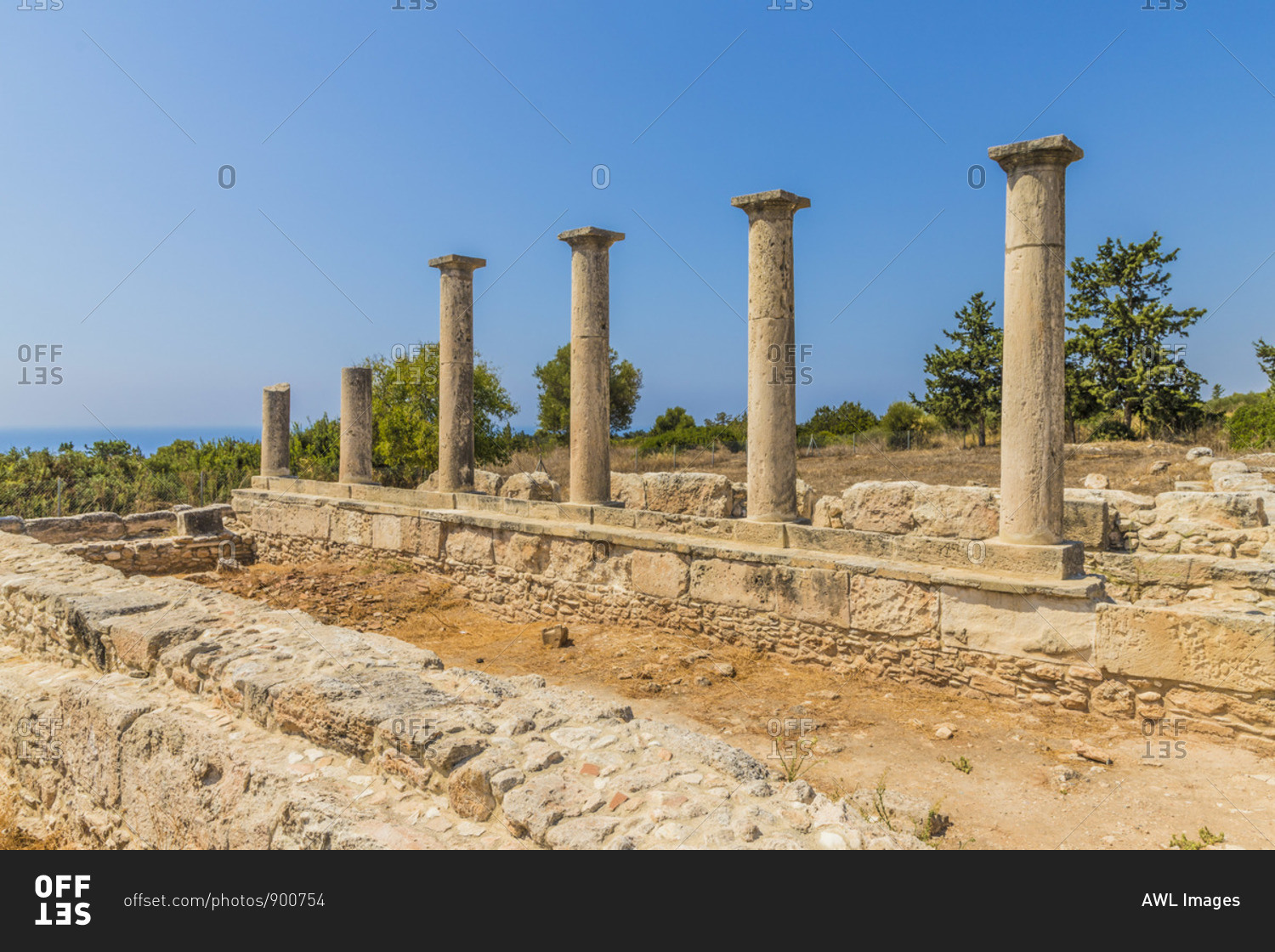 The Sanctuary of Apollo Hylates, Kourion, Limassol, Cyprus