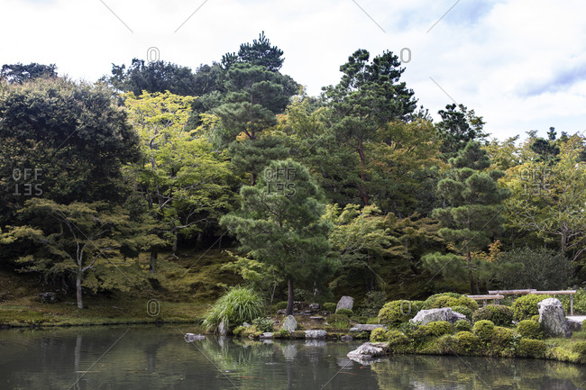 Japan- Kyoto Prefecture- Kyoto- Sogen Pond in Tenryu-Ji temple