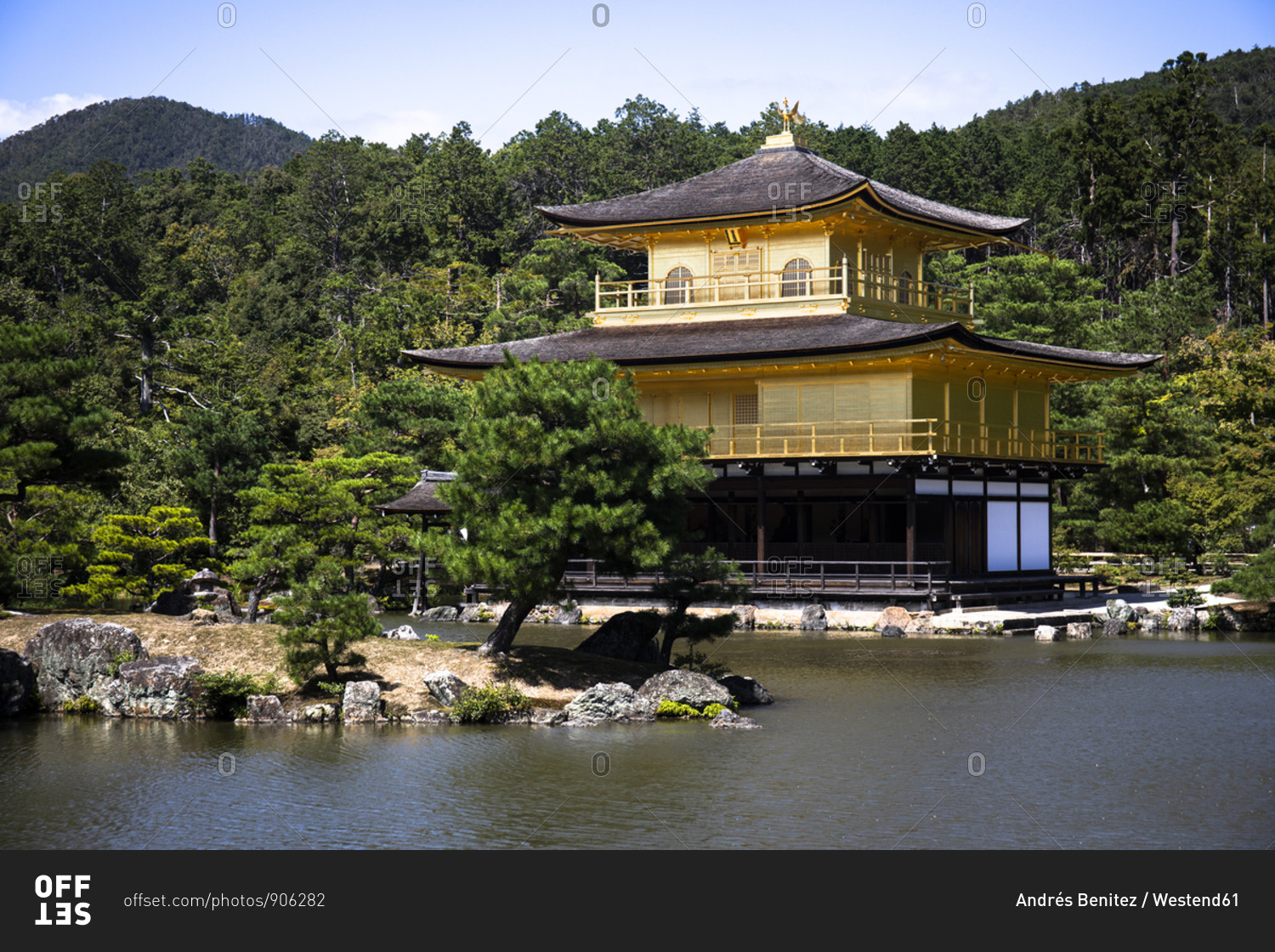 Japan- Kyoto Prefecture- Kyoto- Golden Pavilion Buddhist temple
