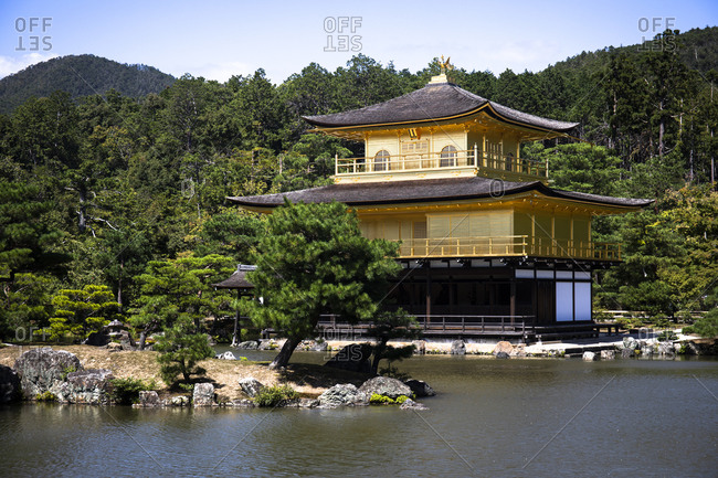 Japan- Kyoto Prefecture- Kyoto- Golden Pavilion Buddhist temple