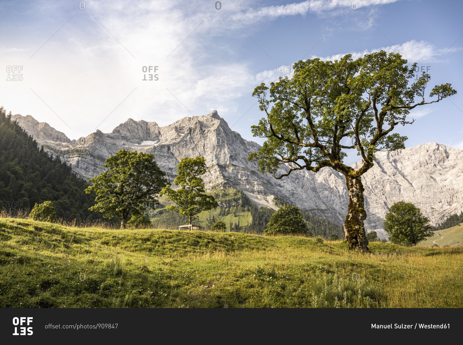 Grosser Ahornboden- Hinterriss- Karwendel- Tyrol- Austria Stock Photo ...