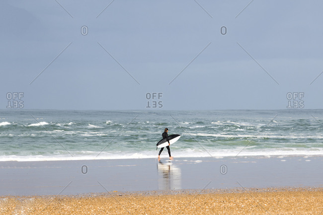 Surfing the world renowned beaches of Hossegor France