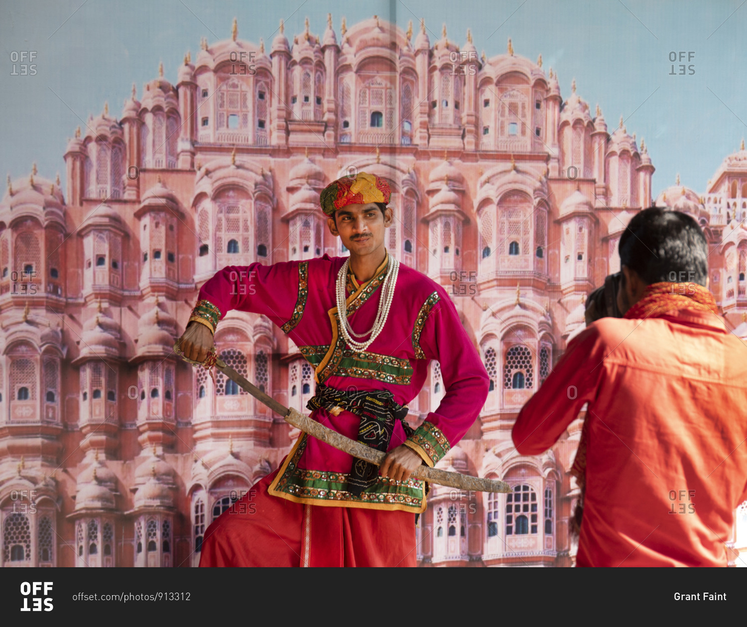 security gurads in old traditional rajasthani costumes at city palace,jaipur,rajasthan,north  india,rajasthan tourism,indian tradition,asia Stock Photo - Alamy