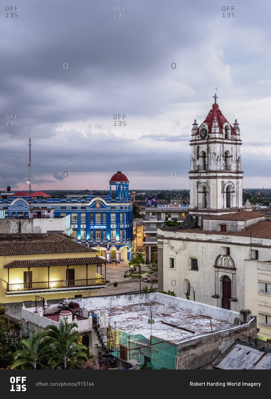 View Towards Nuestra Senora De La Merced Church And Plaza De Los 