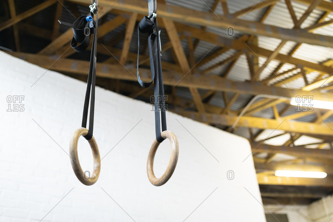 Man Hanging In Gymnastic Rings Stock Photo - Download Image Now - 20-29  Years, 25-29 Years, Activity - iStock