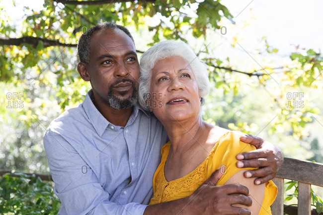 african american elderly couple