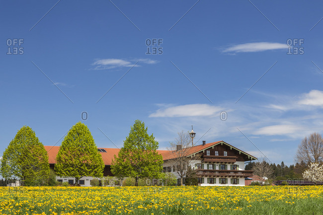 Bergerhof in Marwang near Grabenstadt, Chiemgau, Upper Bavaria, Bavaria, Southern Germany, Germany, Europe