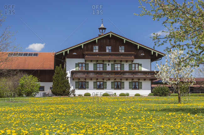 Bergerhof in Marwang near Grabenstadt, Chiemgau, Upper Bavaria, Bavaria, Southern Germany, Germany, Europe