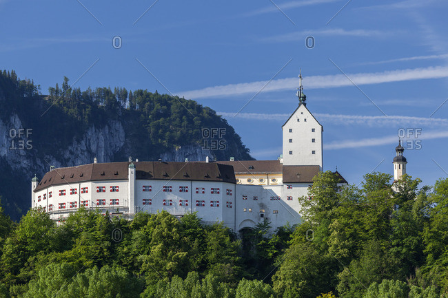 Castle Hohenaschau, Aschau, Chiemgau, Upper Bavaria, Bavaria, southern Germany, Germany, Europe