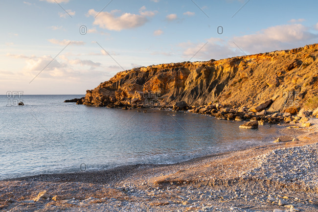 Coastal landscape near Kalo Nero village in southern Crete.