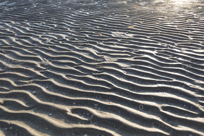 Denmark- Romo- Rippled beach sand