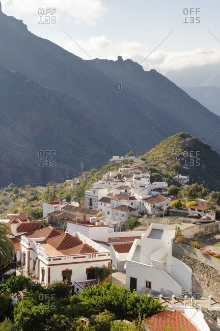 Mountain village Tejeda, Gran Canaria, Canary Islands, Spain