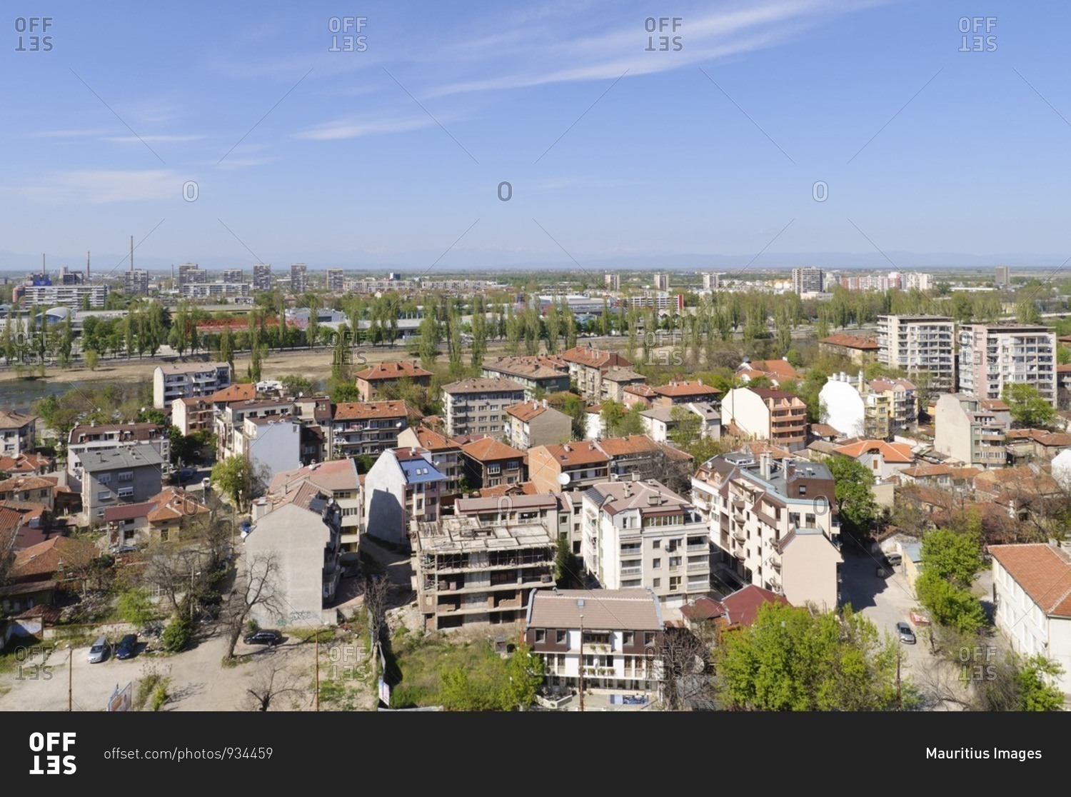 View over Plovdiv, Plovdiv, Bulgaria, Balkans, Southeast Europe