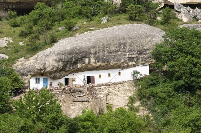 Uspensky cave monastery, Bachchyssaraj, Crimea, Ukraine, Eastern Europe