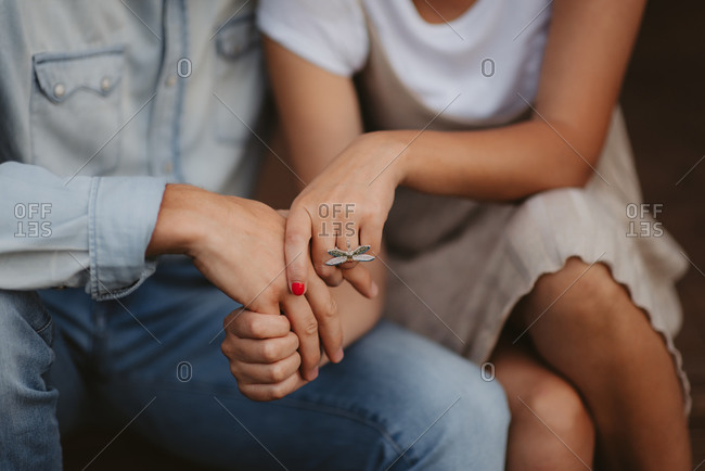10,600+ Wedding Ring Hand Stock Photos, Pictures & Royalty-Free Images -  iStock | Wedding ring hand drawn, Lesbian wedding ring hand holding, Woman  wedding ring hand