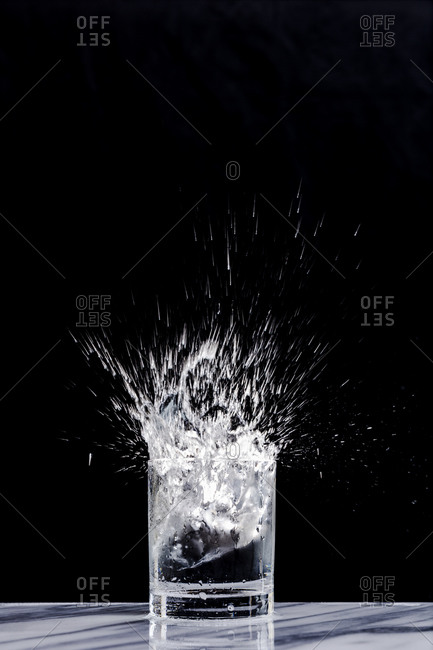 water glass Stock Photo