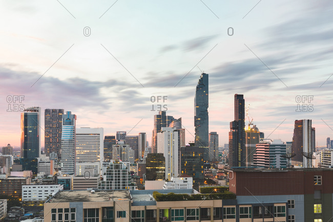 Cityscape in daytime, Bangkok, Thailand