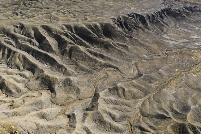 Erosion Paints Lines in the Utah Desert