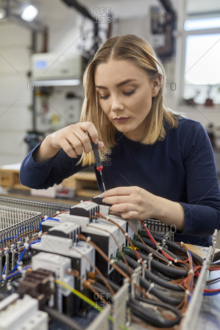 Electricians At Work Female