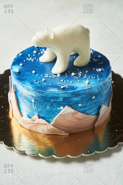 Loving Creations for You: Sumikko Gurashi Polar Bear Chiffon Cake