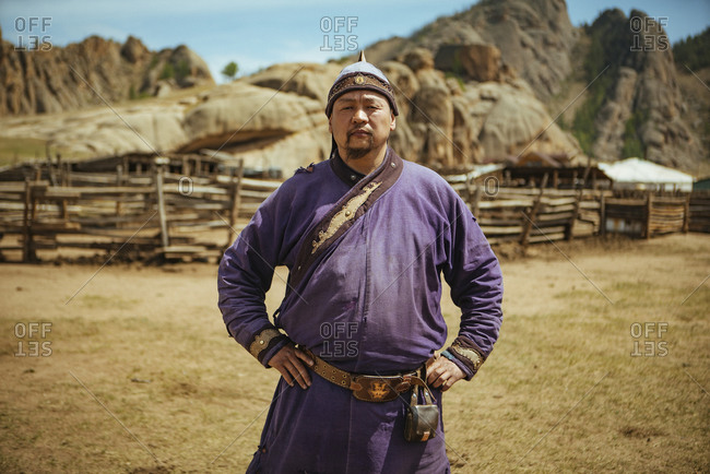 mongolian clothing stock photos - OFFSET