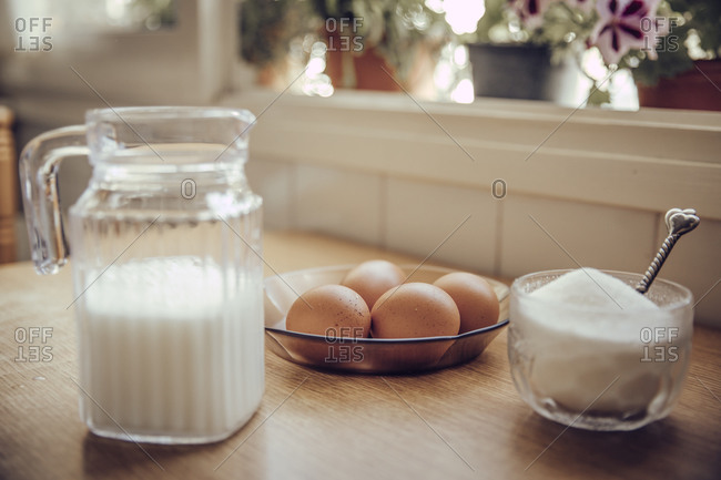 Flan tart ingredients