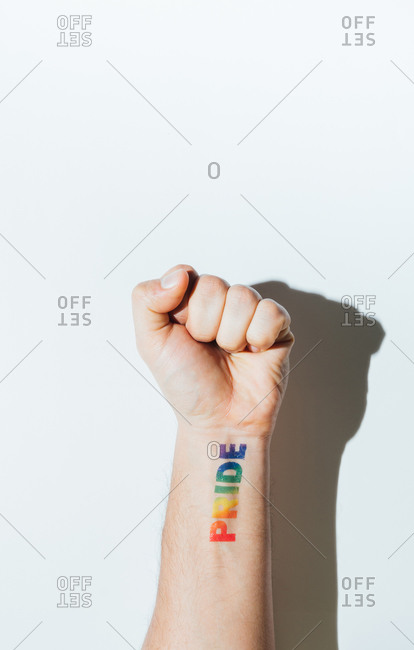 gay pride symbol fist