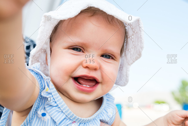 cute girl babies with blue eyes