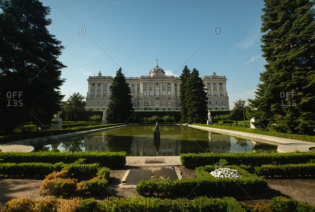 View of Royal Palace of Madrid