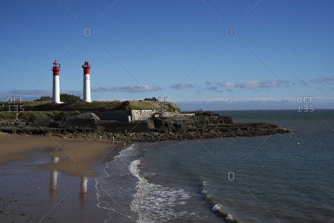 View of lighthouse near beach