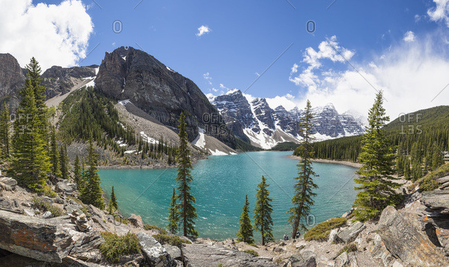 Canada- Alberta- Banff National Park- Moraine Lake