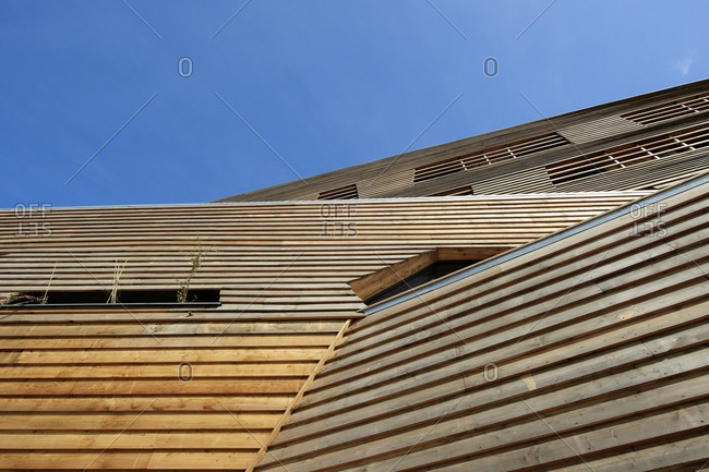 March 23, 2013: Wood House, Woodland House, IGS International Garden Show, Wilhelmsburg, Hamburg, Germany