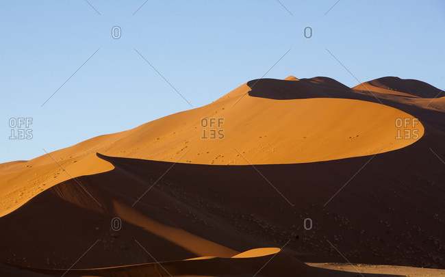 Namib desert dunes in Namibia