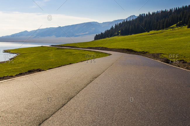 Highway in Xinjiang Province