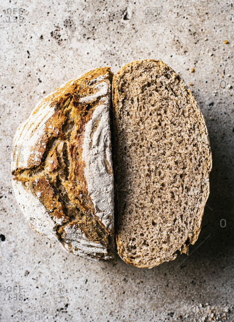 Whole Wheat Sourdough Bread Fresh