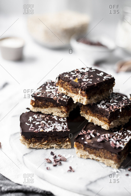 Date Chocolate And Coconut Bars