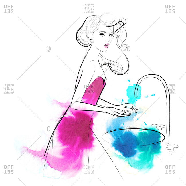 Wash your hands illustration