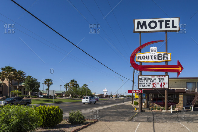 June 4,  2016: Motel Route 66 in Kingman, Mohave County, Arizona, United States of America Route 66 in Kingman, Mohave County, Arizona, United States