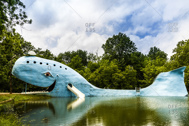 May 25,  2016: The Blue Whale, Catoosa, Historic Route 66, Oklahoma, The Blue Whale, Catoosa, Historic Route 66, Oklahoma