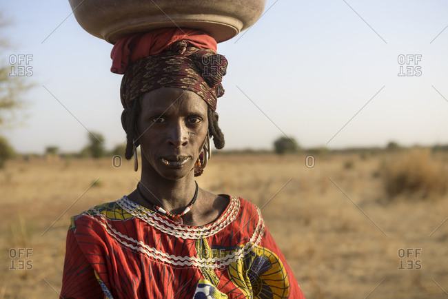 December 19,  2015: Fulani nomads of the Bel'ah group of the Sahel, Burkina Faso