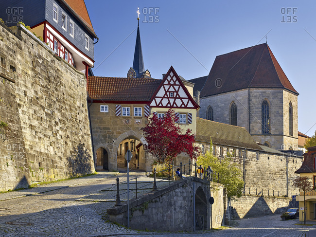 Bamberg Gate, Kronach, Upper Franconia, Bavaria, Germany