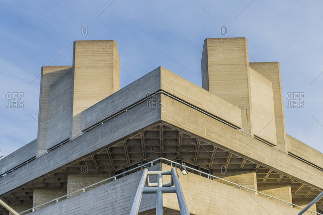 England - February 7, 2020: The Royal National Theatre also known as The National Theatre, London, England