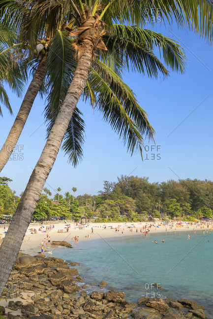 Thailand - January 30, 2020: Hai Nan Beach, Phuket, Thailand