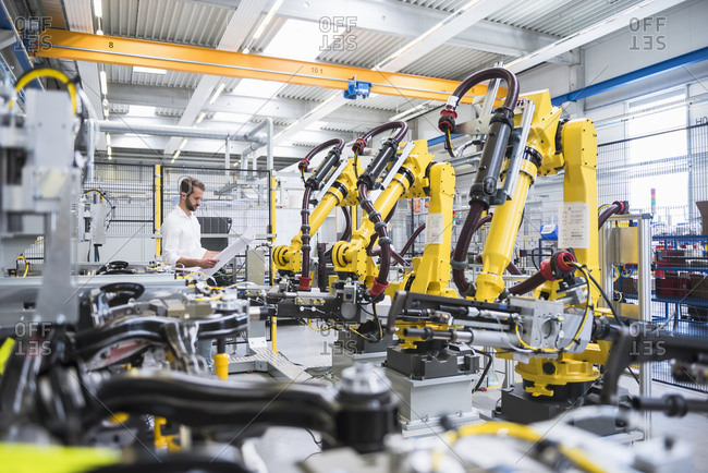 Robotic Arm Factory Stock Photos Offset