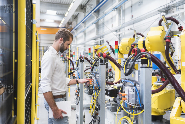 Robotic Arm Factory Stock Photos Offset