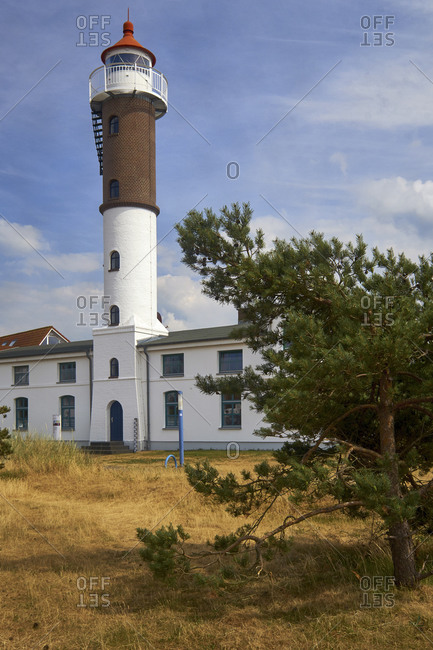 June 17, 2018: Lighthouse Timmendorfer Strand on the island Poel, Mecklenburg-Vorpommern, Germany