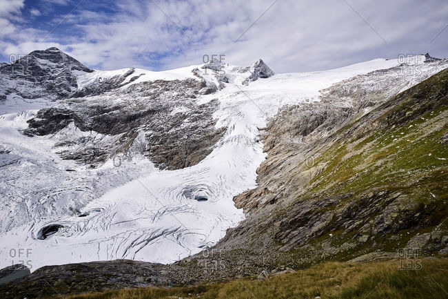 Dramatic landscape of glacier- Grossvendediger- Tyrol- Austria